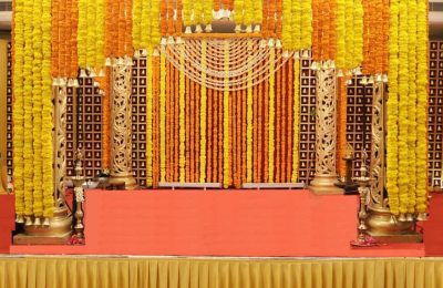 Implications of the Elements used in Wedding Hall Mandap