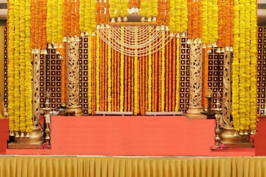 Implications of the Elements used in Wedding Hall Mandap